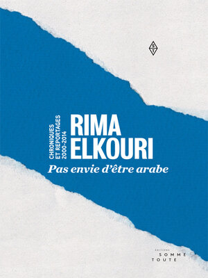 cover image of Pas envie d'être arabe